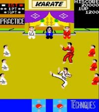 Karate Champ sur Arcade